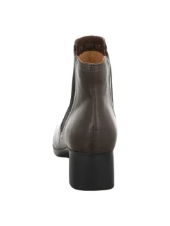 Leder-Stiefeletten in Braun><noscript><img width=