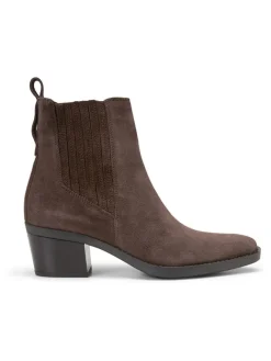 Leder-Stiefeletten in Braun>Marc O'Polo Shoes Best