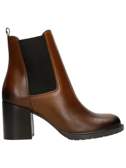 Wojas Stiefeletten^Leder-Stiefeletten in Braun
