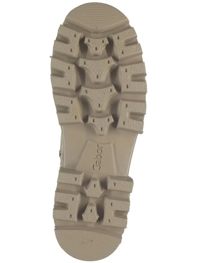 Leder-Stiefeletten in Grau>Gabor