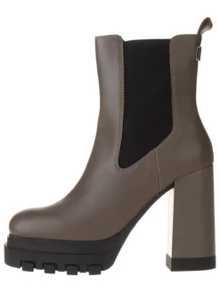 Leder-Stiefeletten in Hellbraun>Tommy Hilfiger Shoes Online