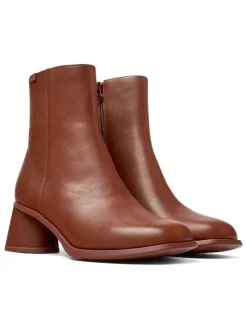 Camper Stiefeletten^Leder-Stiefeletten in Hellbraun