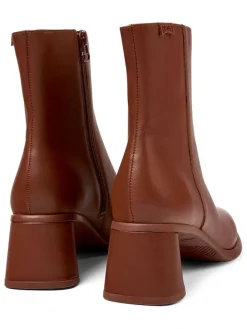 Camper Stiefeletten^Leder-Stiefeletten in Hellbraun