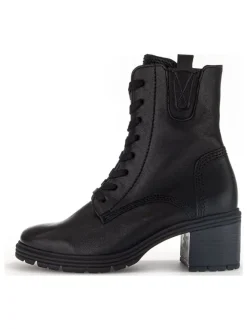 Leder-Stiefeletten in Schwarz>Gabor Online