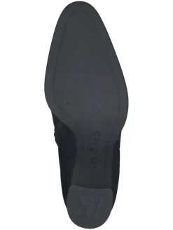 Paul Green Stiefel & Boots^Leder-Stiefeletten in Schwarz
