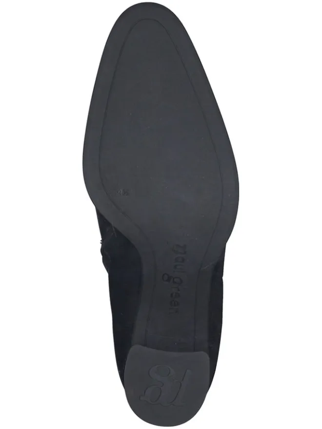 Paul Green Stiefel & Boots^Leder-Stiefeletten in Schwarz