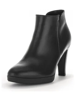 Leder-Stiefeletten in Schwarz>Gabor Sale