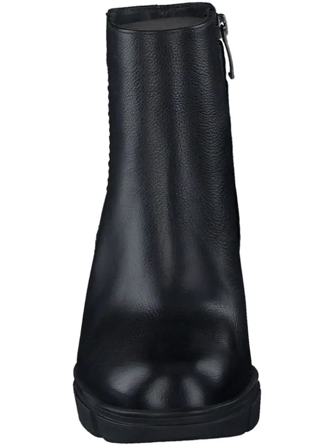 Leder-Stiefeletten in Schwarz>Paul Green Outlet