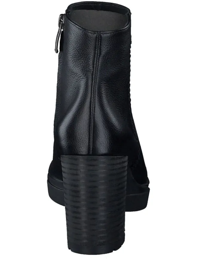 Leder-Stiefeletten in Schwarz>Paul Green Outlet