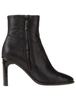 Leder-Stiefeletten in Schwarz>Calvin Klein Hot