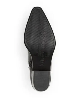 Marc O'Polo Shoes Stiefeletten^Leder-Stiefeletten in Schwarz