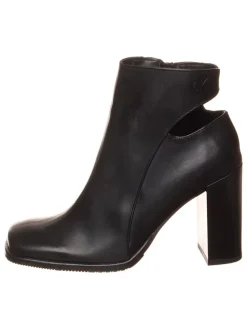Leder-Stiefeletten in Schwarz>Calvin Klein Best