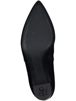 Paul Green Stiefeletten^Leder-Stiefeletten in Schwarz