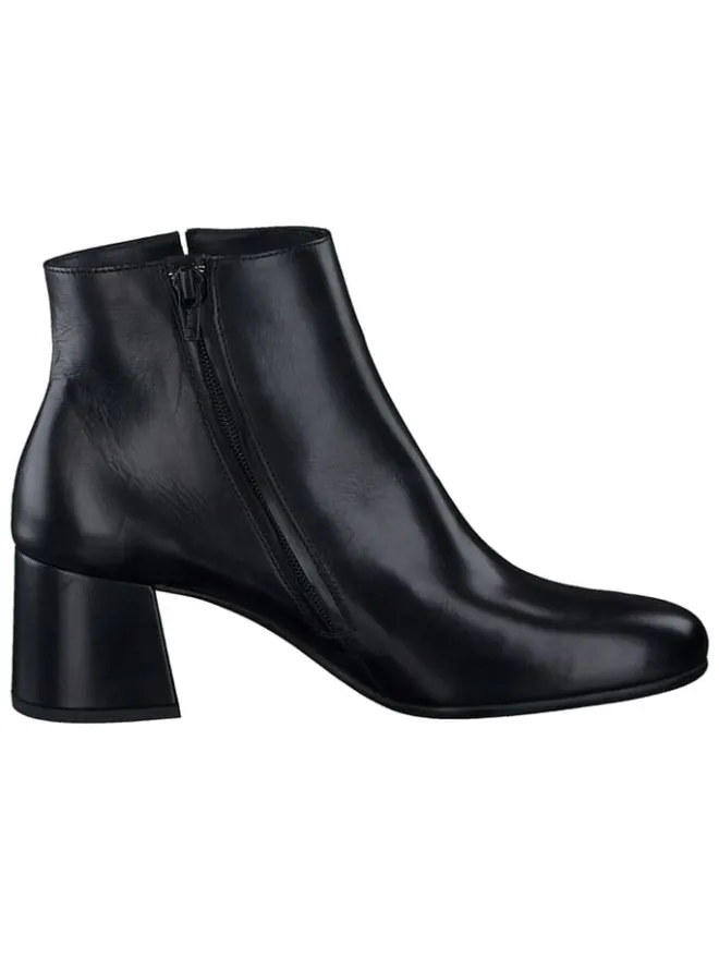 Paul Green Stiefeletten^Leder-Stiefeletten in Schwarz