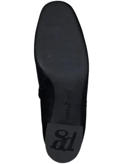 Paul Green Stiefeletten^Leder-Stiefeletten in Schwarz