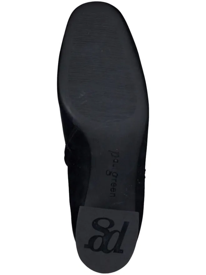 Paul Green Stiefeletten^Leder-Stiefeletten in Schwarz
