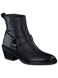 Leder-Stiefeletten in Schwarz>Paul Green Hot