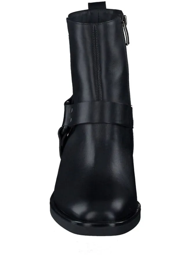Leder-Stiefeletten in Schwarz>Paul Green Hot