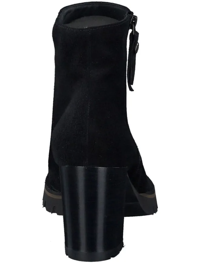 Leder-Stiefeletten in Schwarz>Paul Green Online