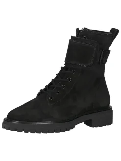 Leder-Stiefeletten in Schwarz>Paul Green Outlet