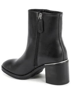 Tommy Hilfiger Shoes Stiefeletten^Leder-Stiefeletten in Schwarz