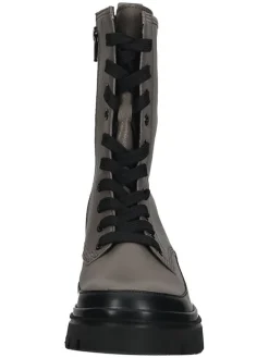 Gabor Stiefeletten^Leder-Stiefeletten in Taupe/ Schwarz