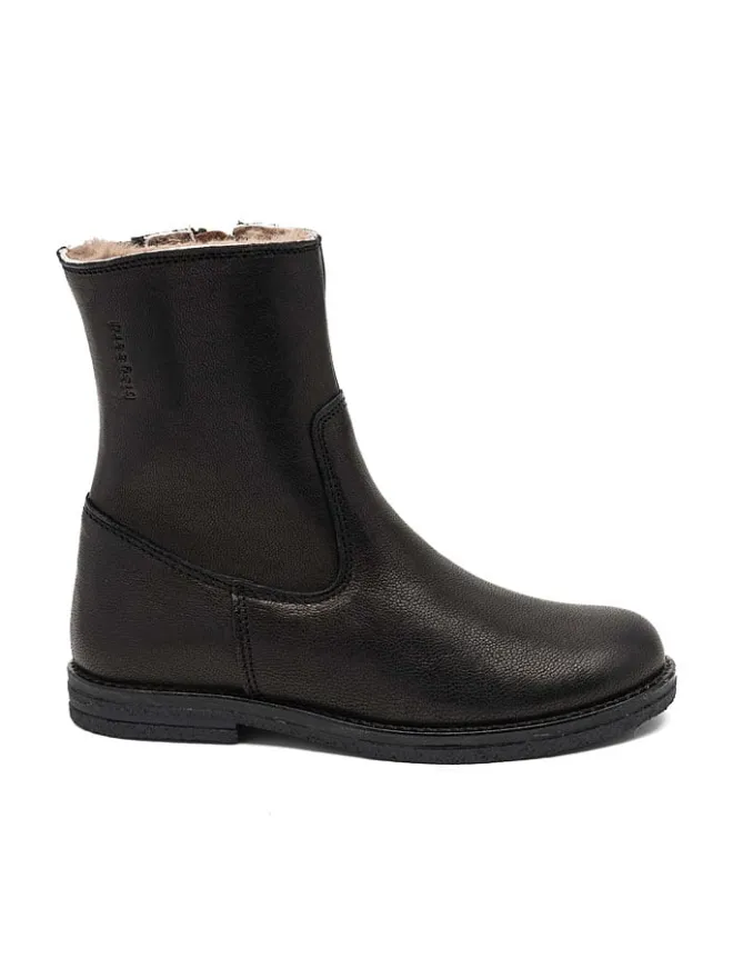 bisgaard Stiefeletten·Hohe Stiefeletten^Leder-Stiefeletten "Nicola" in Schwarz