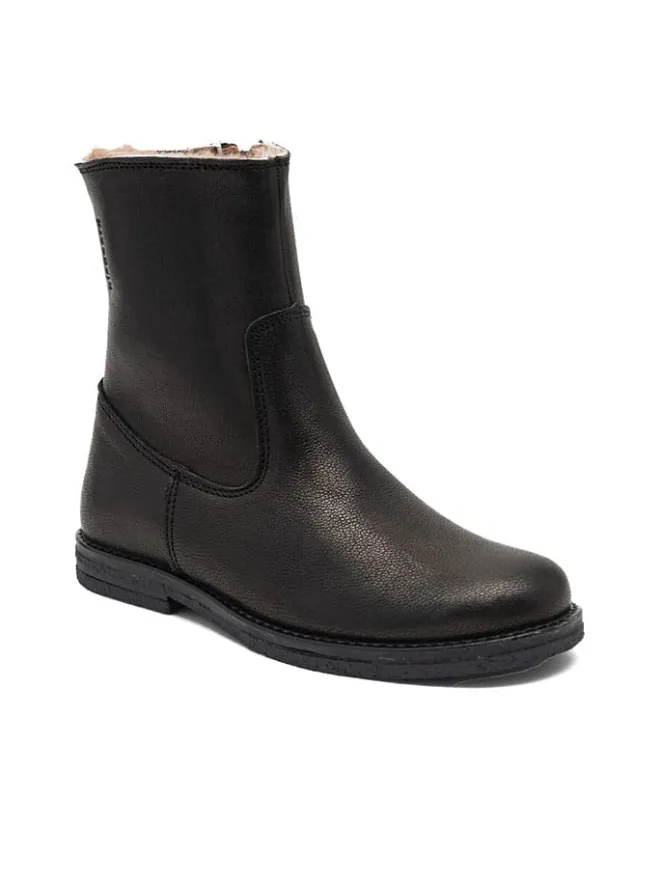 bisgaard Stiefeletten·Hohe Stiefeletten^Leder-Stiefeletten "Nicola" in Schwarz