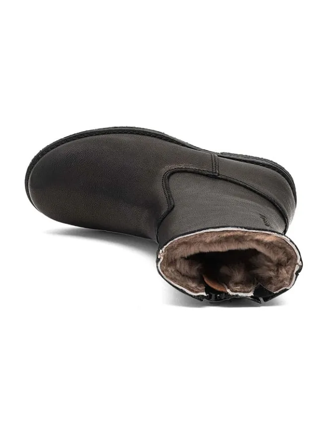 bisgaard Stiefeletten·Hohe Stiefeletten^Leder-Stiefeletten "Nicola" in Schwarz