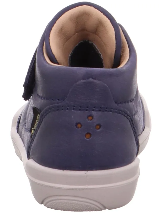 superfit Lauflernschuhe^Leder-Stiefeletten "Superfree" in Dunkelblau