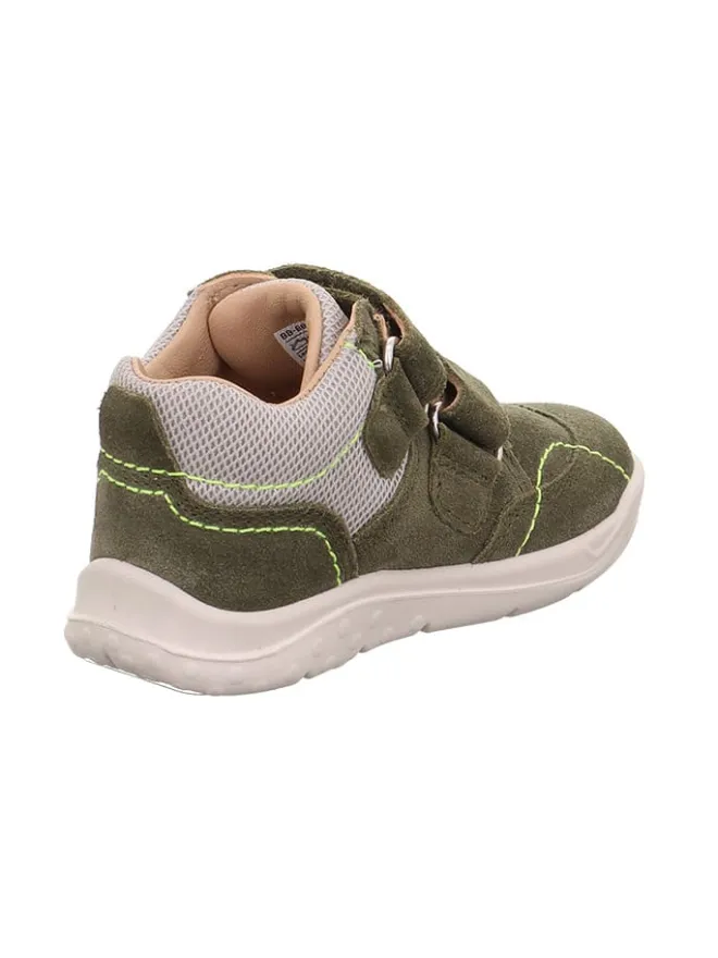 superfit Stiefel & Boots^Leder-Stiefeletten "Whaley" in Khaki/ Grau