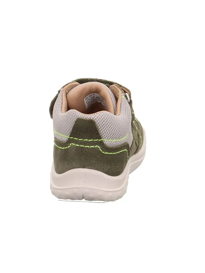 superfit Stiefel & Boots^Leder-Stiefeletten "Whaley" in Khaki/ Grau