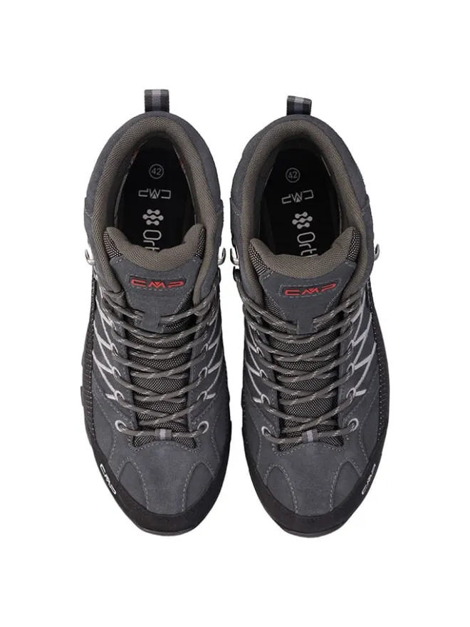 Leder-Trekingschuhe "Rigel" in Schwarz/ Dunkelblau>cmp Hot