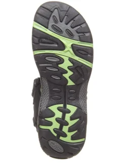 cmp Outdoorschuhe^Leder-Trekkingsandalen in Schwarz