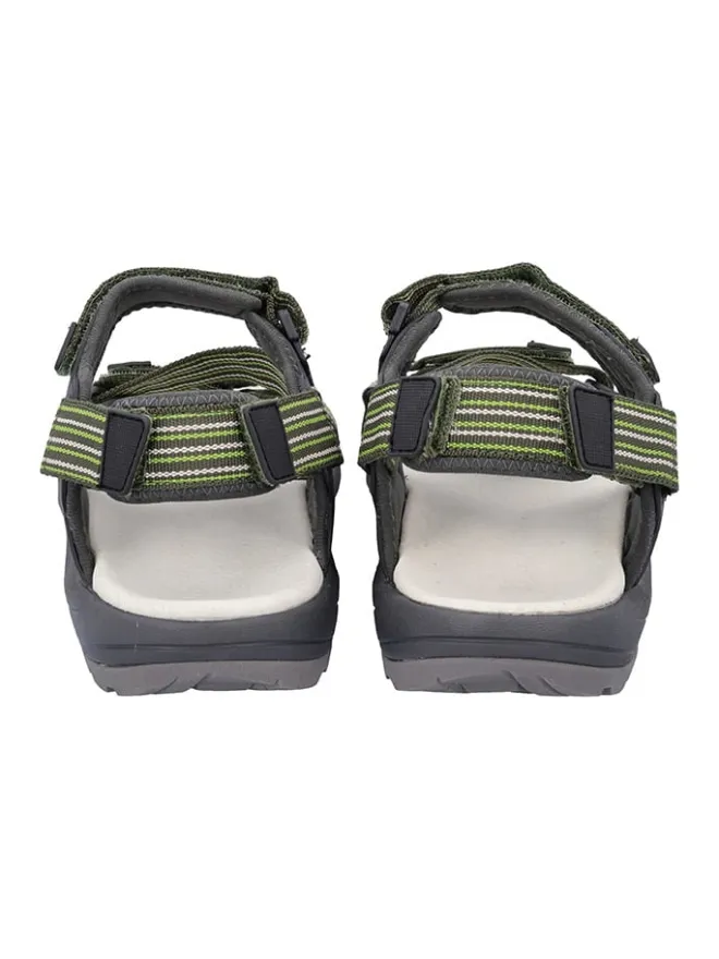 cmp Outdoorschuhe^Leder-Trekkingsandalen "Khalys" in Grau/ Grün