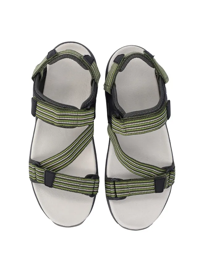 cmp Outdoorschuhe^Leder-Trekkingsandalen "Khalys" in Grau/ Grün