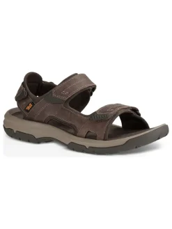 Teva Outdoorschuhe^Leder-Trekkingsandalen "Langdon" in Braun