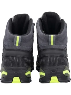 Leder-Trekkingsboots in Grau><noscript><img width=