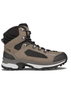 Leder-Trekkingschuhe "Corvara GTX" in Beige/ Anthrazit>LOWA