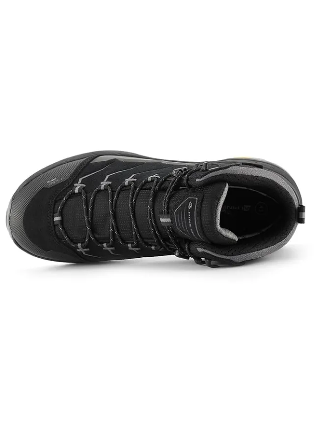 Leder-Trekkingschuhe "Crede" in Schwarz>Alpine Pro Online
