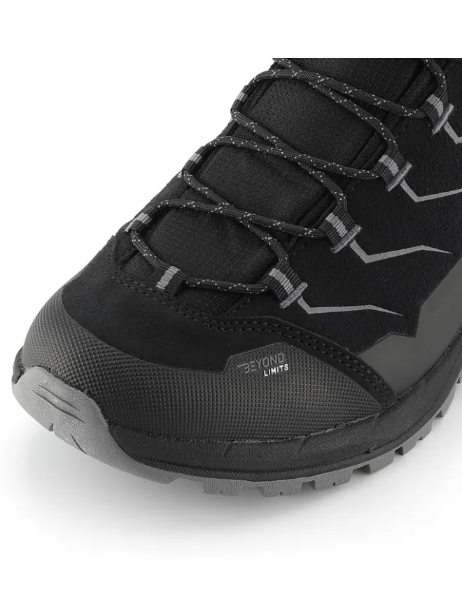 Leder-Trekkingschuhe "Crede" in Schwarz>Alpine Pro Online