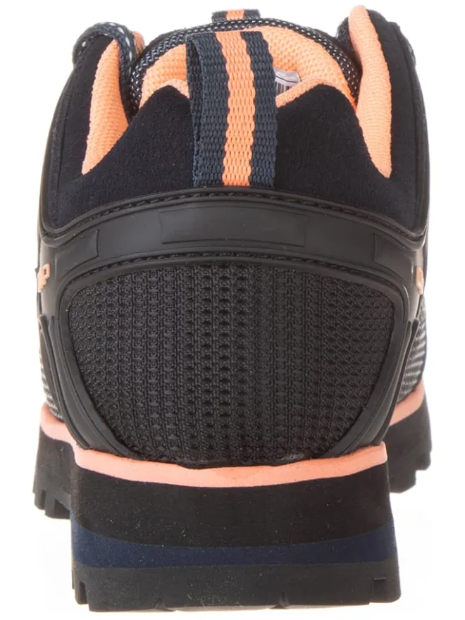 Leder-Trekkingschuhe "Moon Low" in Schwarz/ Orange>cmp Sale