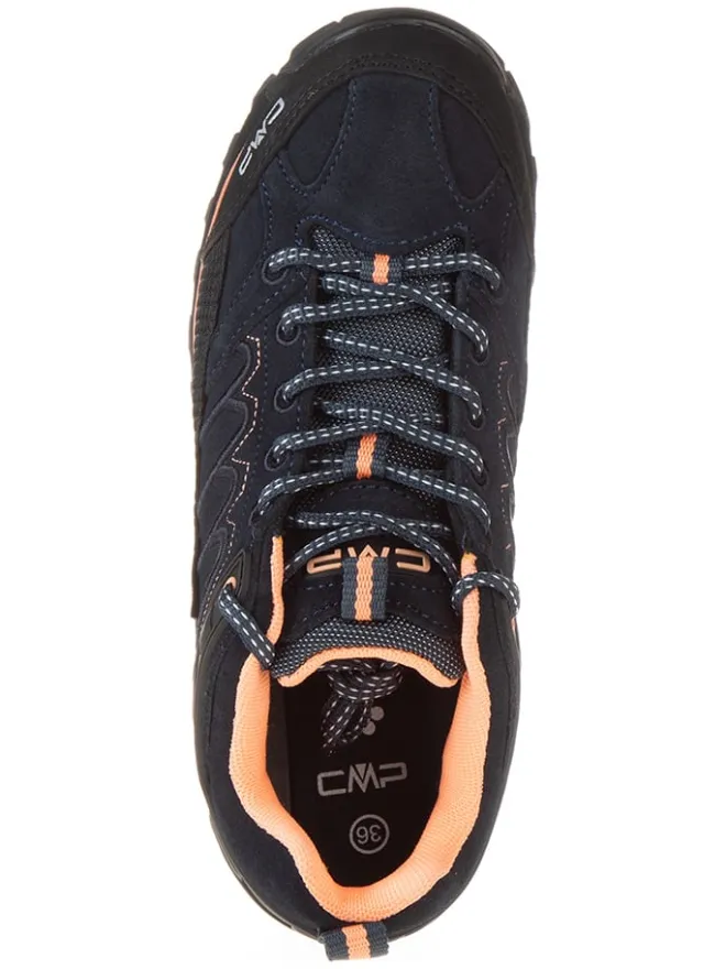 Leder-Trekkingschuhe "Moon Low" in Schwarz/ Orange>cmp Sale