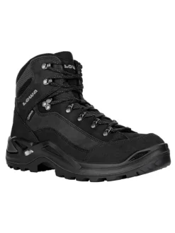 LOWA Outdoorschuhe^Leder-Trekkingschuhe "Renegade GTX Mid" in Schwarz
