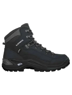 LOWA Outdoorschuhe^Leder-Trekkingschuhe "Renegade GTX Mid" in Schwarz