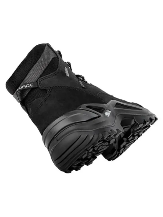 LOWA Outdoorschuhe^Leder-Trekkingschuhe "Renegade GTX Mid" in Schwarz