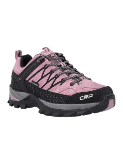 Leder-Trekkingschuhe "Rigel" in Schwarz/ Rosa>cmp Discount