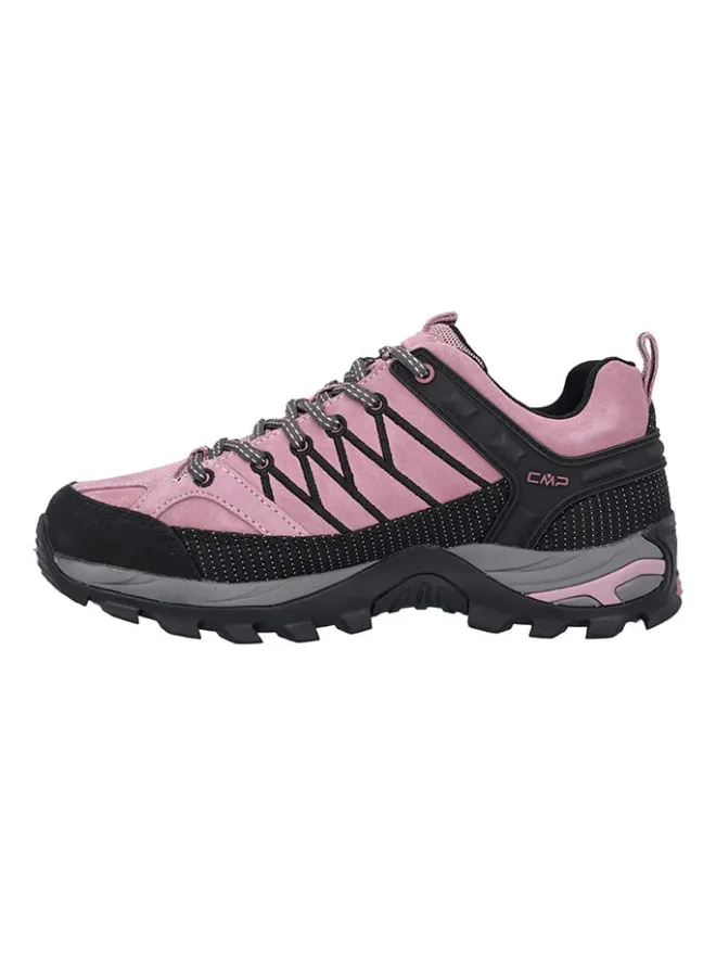 Leder-Trekkingschuhe "Rigel" in Schwarz/ Rosa>cmp Discount