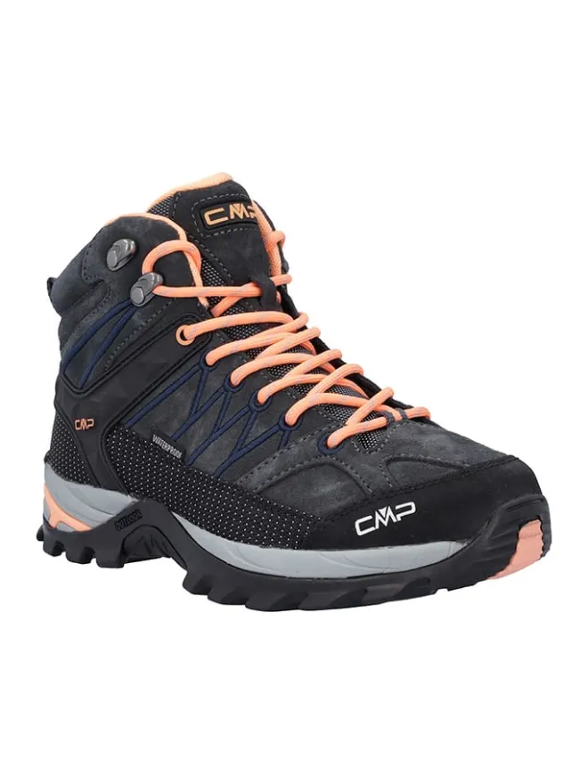Leder-Trekkingschuhe "Rigel" in Schwarz/ Anthrazit>cmp Sale