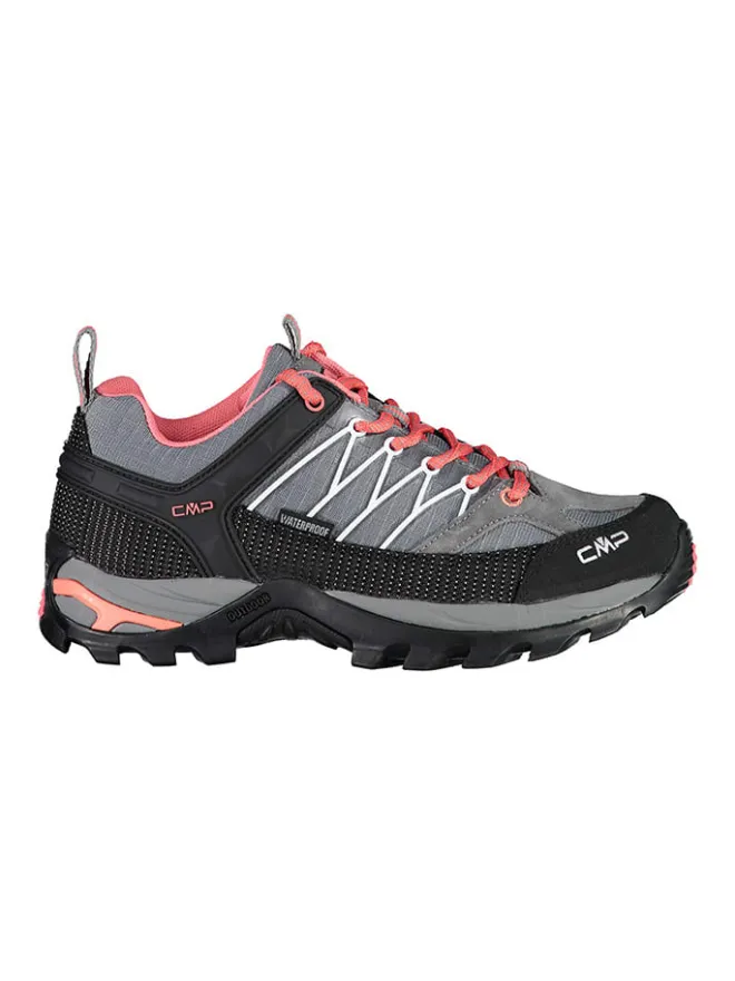 cmp Outdoor- & Sportschuhe^Leder-Trekkingschuhe "Rigel" in Schwarz/ Grau/ Pink